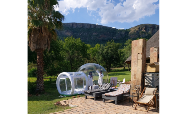 A couple massage and lunch in a private bubble tent - Image 3
