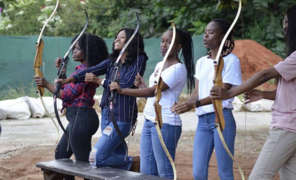 Enjoy a game of archery with friends at Adventure freaks