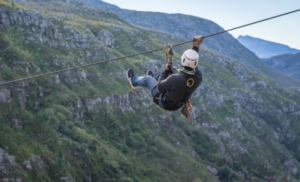 Zipline through the Hottentots Holland Mountains