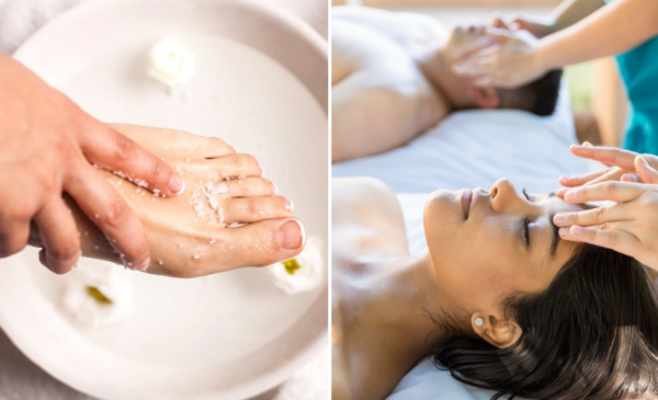 Massages galore for a lucky couple