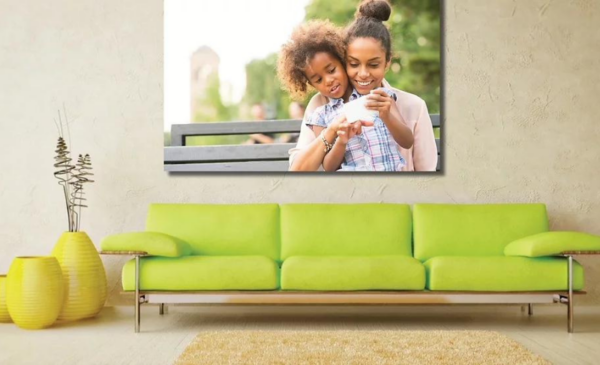 Personalise 2 A3 Block Mounted Canvas Prints for your home or office space