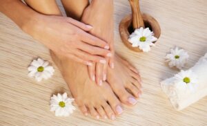 full spa manicure and pedicure