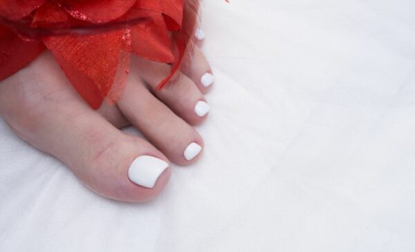 a classic pedicure polish My Glow ZA Studio Strand
