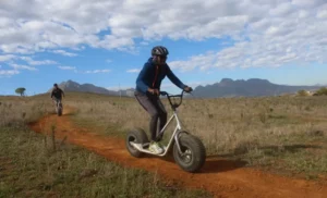 gravity scooter tour Stellenbosch Western Cape family experiences