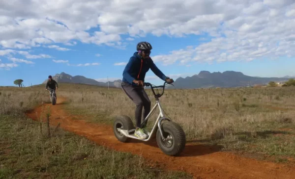 gravity scooter tour Stellenbosch Western Cape family experiences