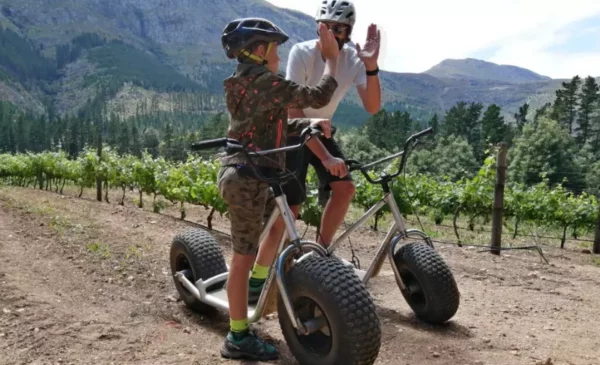 gravity scooter tour Franschhoek