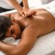 A full-body massage for men at body shop studio