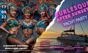 Burlesque party on a yacht