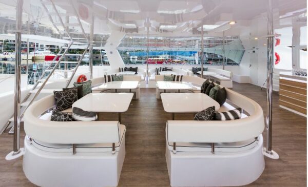 Burlesque After Sunset Yacht Party on The Mirage Catamaran - Image 2