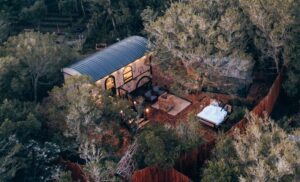 A Romantic 1-Night Stay in a Luxury Vardo in Wilderness