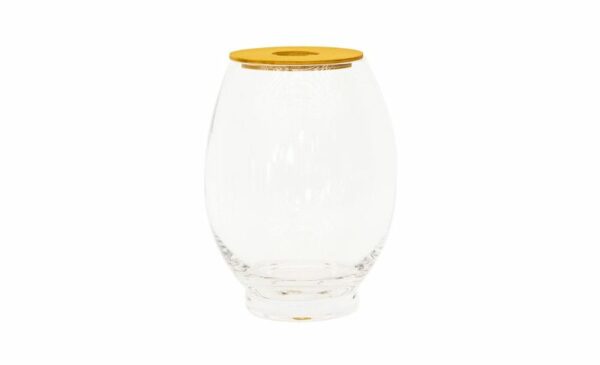 Buy A 20cm Barrel Vase With 4 Lucky Bamboo Online - Image 3