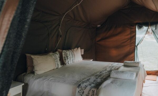 A 2-Night Stay for 4 People in Glamping Tents at Firefly Falls - Image 3