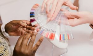 professional spa nail treatment