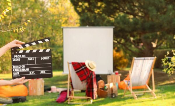 An Outdoor Movie Night for 2