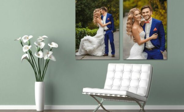 Get Two A4 Block Mounted Canvases - Image 2