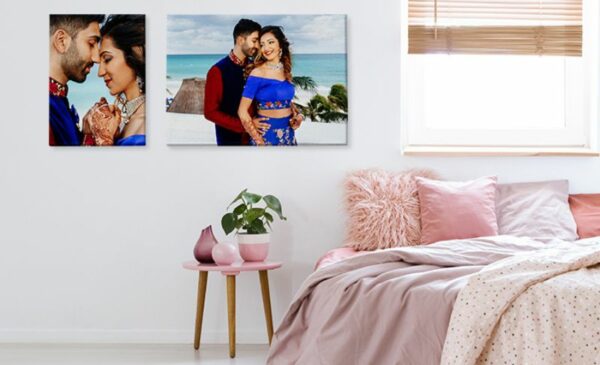 A4 block mounted canvases