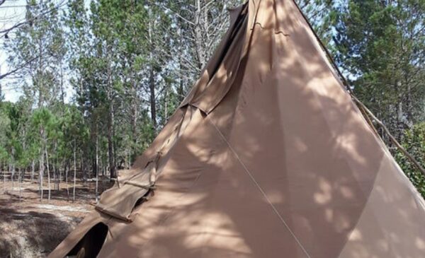 A 1-Night Stay in a Tipi Chalet with 6 People in Overberg