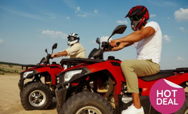 A Quad Biking Adventure for 2 on the Atlantis Dunes
