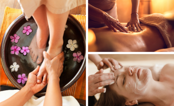 2-hour massage & beauty treatment for 1