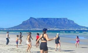 Enjoy a Silent Disco Zumba Class on Clovelly Beach