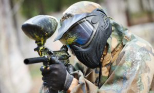 A Paintball Game for up to 10 People in Parys
