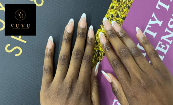 An Express Mani with Gelish Paint in Woodstock