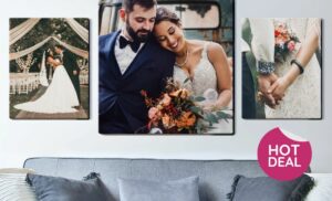 A Trio of Framed Stretch Canvases For Your Home or Office Space