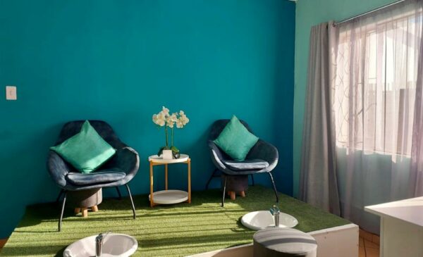 A treatment area at The Teal Orchid in Montclair