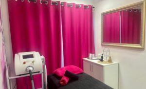 A treatment area at Exquisite Laser and Aesthetics in Umhlanga Ridge
