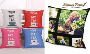 Personalized cushion covers from Memory prints