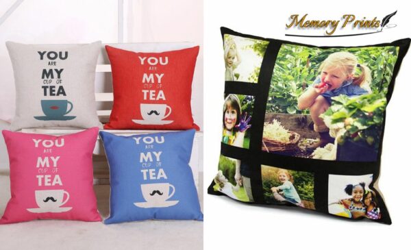 Personalized cushion covers from Memory prints