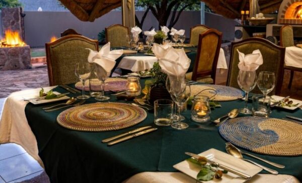 The Dining Area at The Sable Ranch Lodge