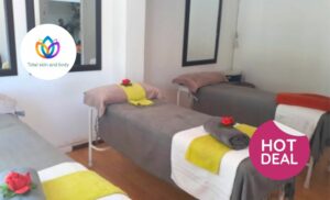 A treatment area at Total Skin and Body in Morningside