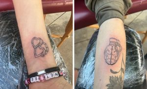 Flash tattoos done at Jane Doe Ink in Morningside