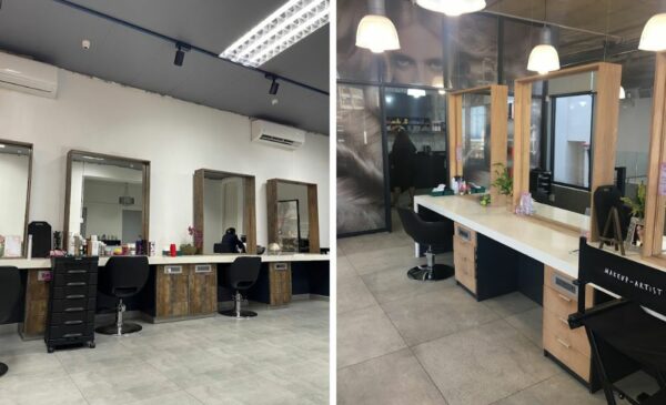 A treatment area at Mode Hair and Beauty in Umhlanga