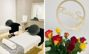 A treatment area at Raha Spa in Parow