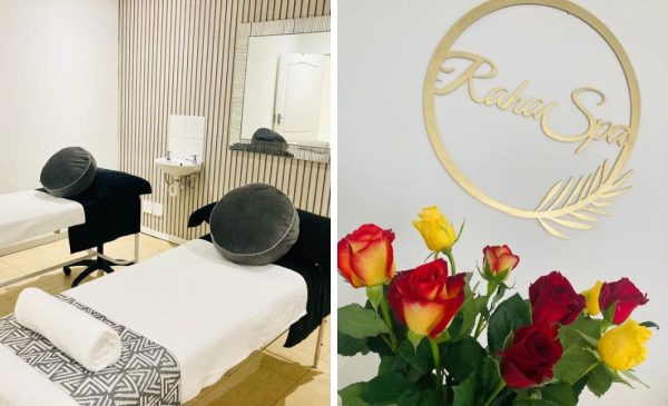 A treatment area at Raha Spa in Parow