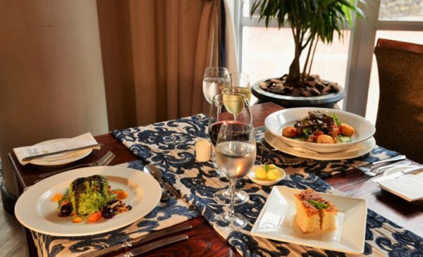 The food at The Clipper Restaurant at The Commodore Hotel at the V&A Waterfront