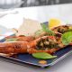 A Prawns and Wings Platter at Bougainvillea Grill