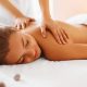A stock photo of a woman receiving a massage