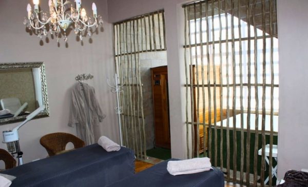 A treatment area at Heaven on Earth Guesthouse and Spa in Musgrave