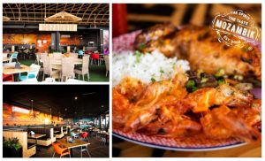 A Chicken and Seafood Combo at Mozambik Westwood