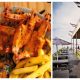 A Chicken and Seafood Combo at Mozambik on the Deck