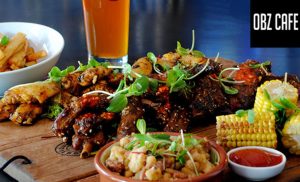 A Social Platter for 4 at Obz Café