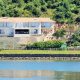 The aerial view of Phoenix Lodge and Waterside Accommodation in Knysna