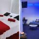 A collage of a treatment area and the waiting area at Reflections Day Spa in Cape Town City Centre
