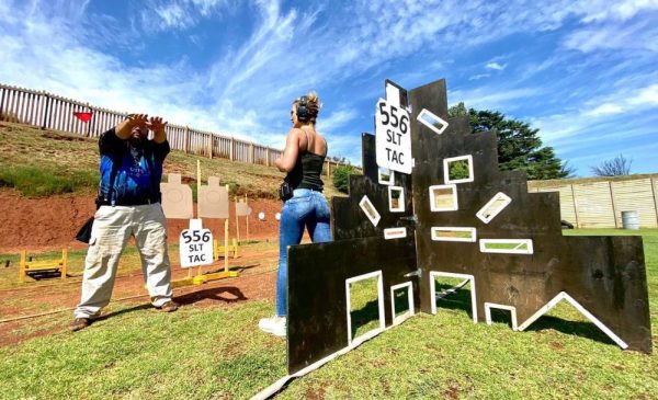 An instructor advising a student at SL Training in Cape Town