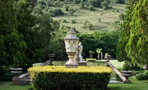 The garden at Shades of Summer Boutique Hotel in Centurion