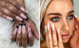 A collage of nails done at Tammy Taylor Nails in Cresta