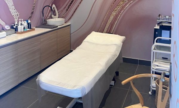 A treatment area at BG Aesthetics in Durban North